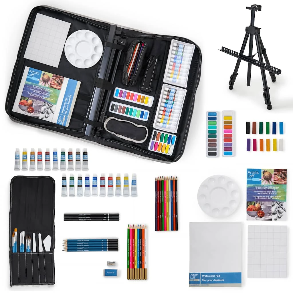 Cheapest ⭐ 6 Pack: 101 Piece Deluxe Easel Art Set by Artist's Loft™ Necessities™ by Artists Loft ⭐