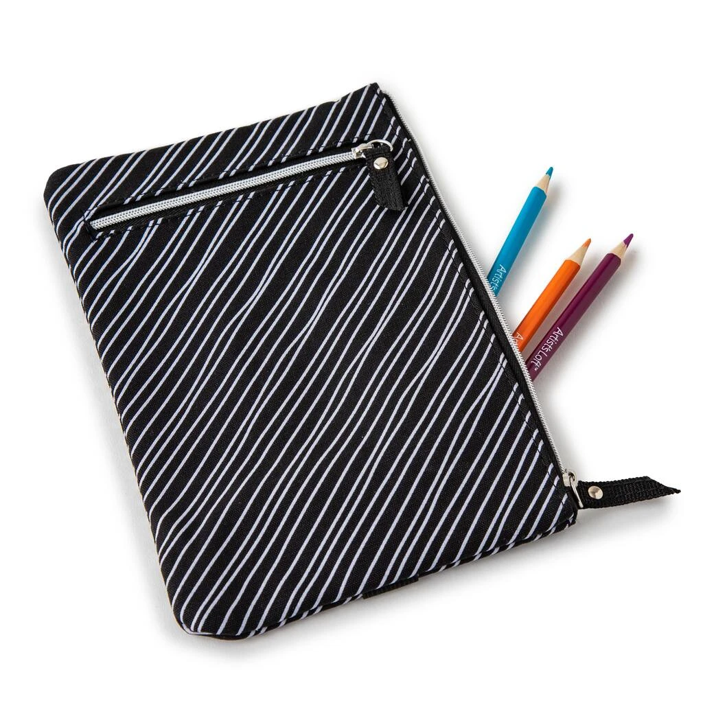 Cheapest ✔️ 6 Pack: Chevron Canvas Pencil Pouch by Artist's Loft® by Artists Loft ✔️ - Image 5
