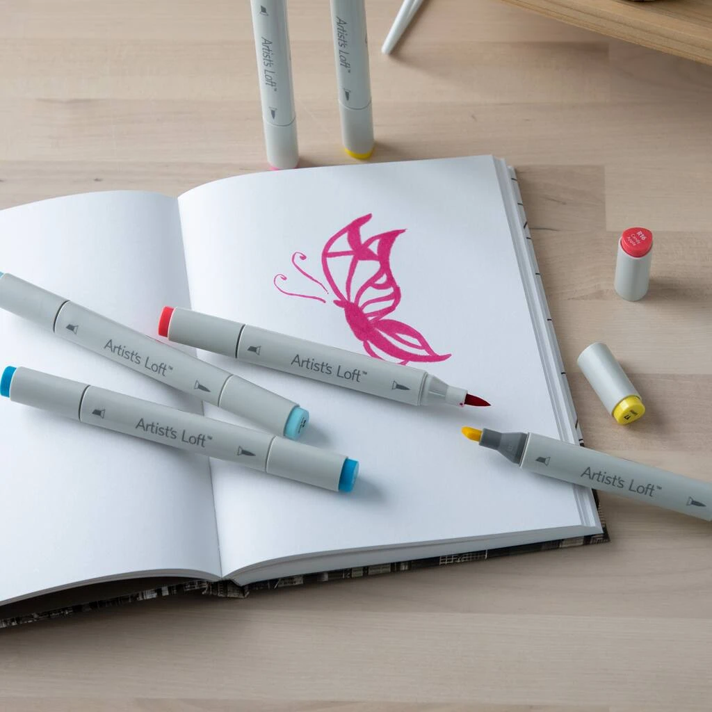 Best Pirce 😉 6 Packs: 6 ct. (36 total) Bright Primaries Sketch Markers by Artist's Loft™ by Artists Loft 🔥 - Image 2