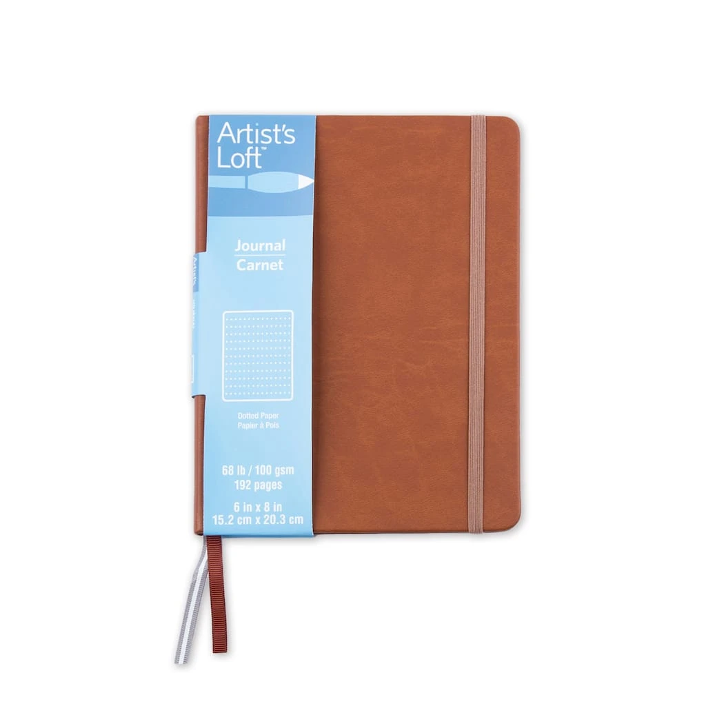 Buy ⌛ 8 Pack: Cognac Hardcover Dot Journal by Artist's Loft™ by Artists Loft 💯