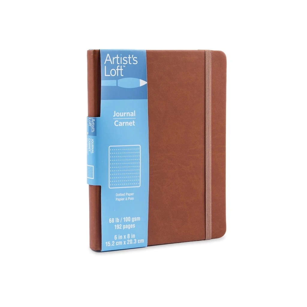 Buy ⌛ 8 Pack: Cognac Hardcover Dot Journal by Artist's Loft™ by Artists Loft 💯 - Image 4