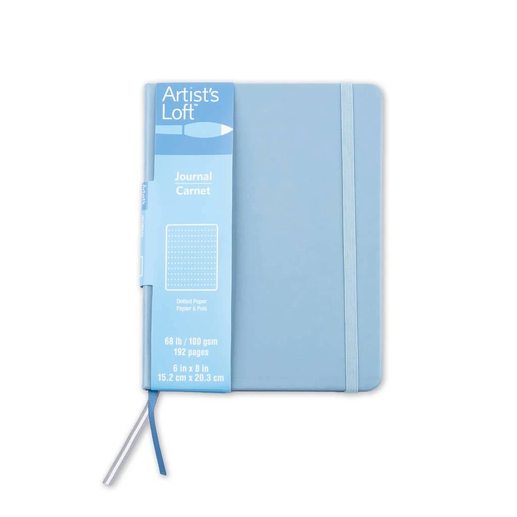 Promo ❤️ 8 Pack: Slate Blue Hardcover Dot Journal by Artist's Loft™ by Artists Loft ⭐