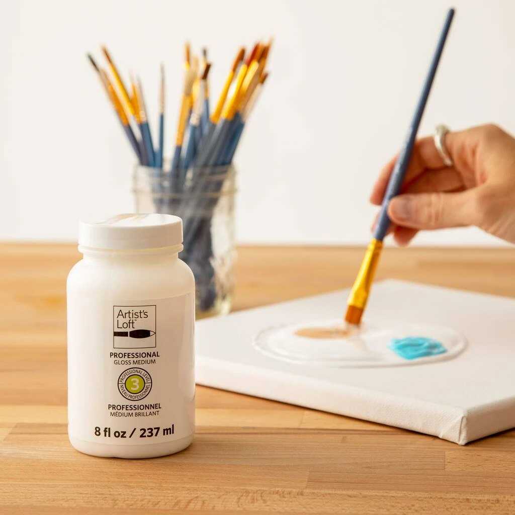 Budget ✔️ 12 Pack: Professional Gloss Medium by Artist's Loft® by Artists Loft ⌛ - Image 2
