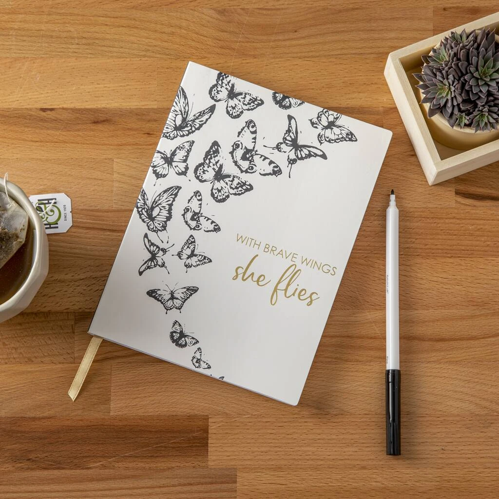 Wholesale 😍 8 Pack: Butterfly Lined Journal by Artist's Loft™ by Artists Loft 🎁 - Image 5