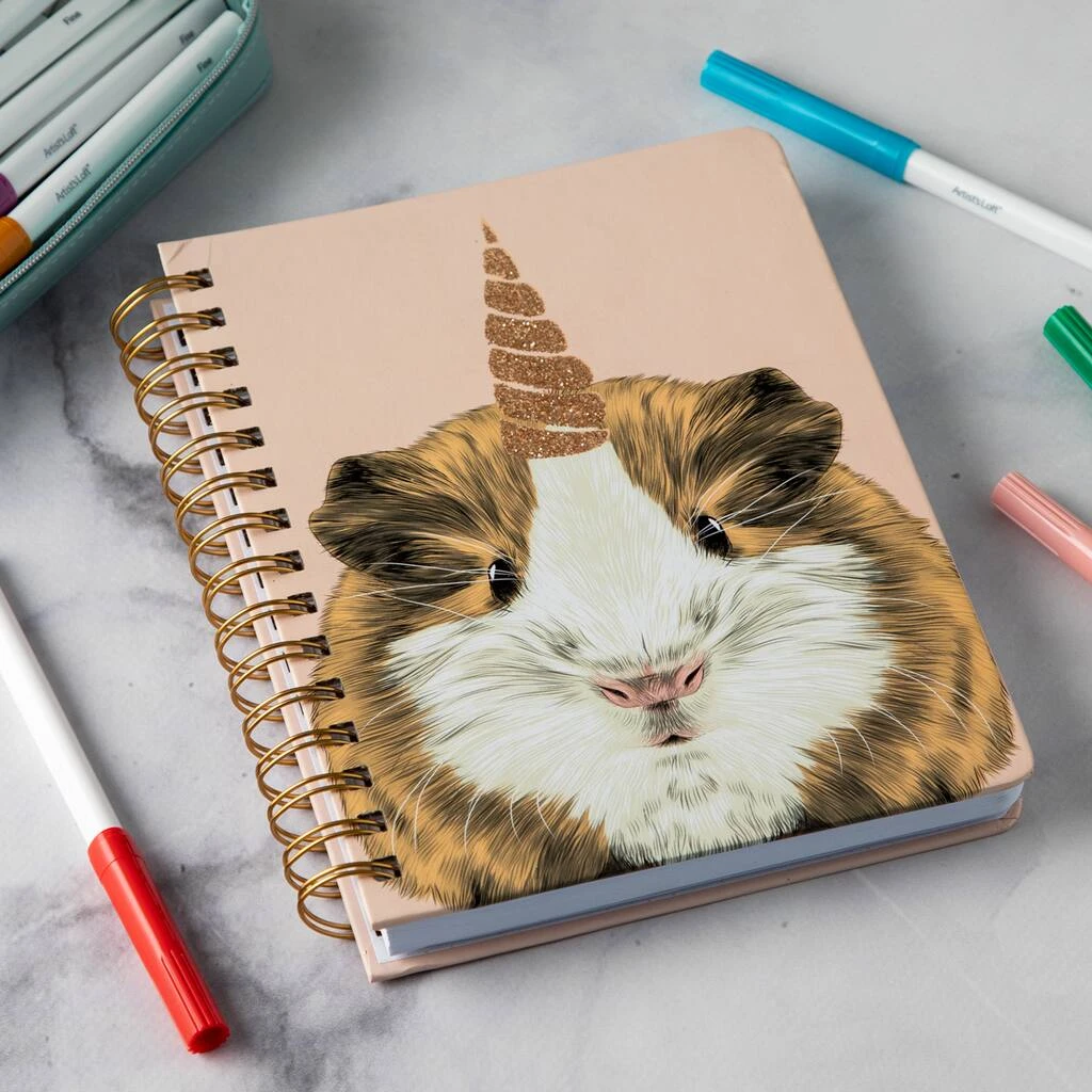 Buy ๐ 9 Pack: Unicorn Guinea Pig Spiral Bound Journal by Artist's Loft™ by Artists Loft โจ - Image 5
