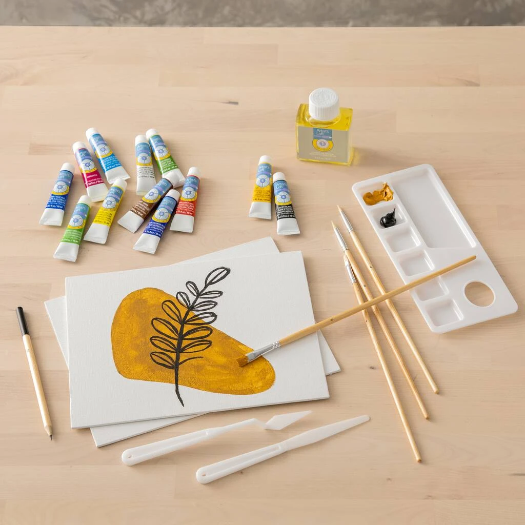 Best deal 👏 6 Pack: 23 Piece Level 1 Complete Oil Painting Set by Artist's Loft™ by Artists Loft 🥰 - Image 2