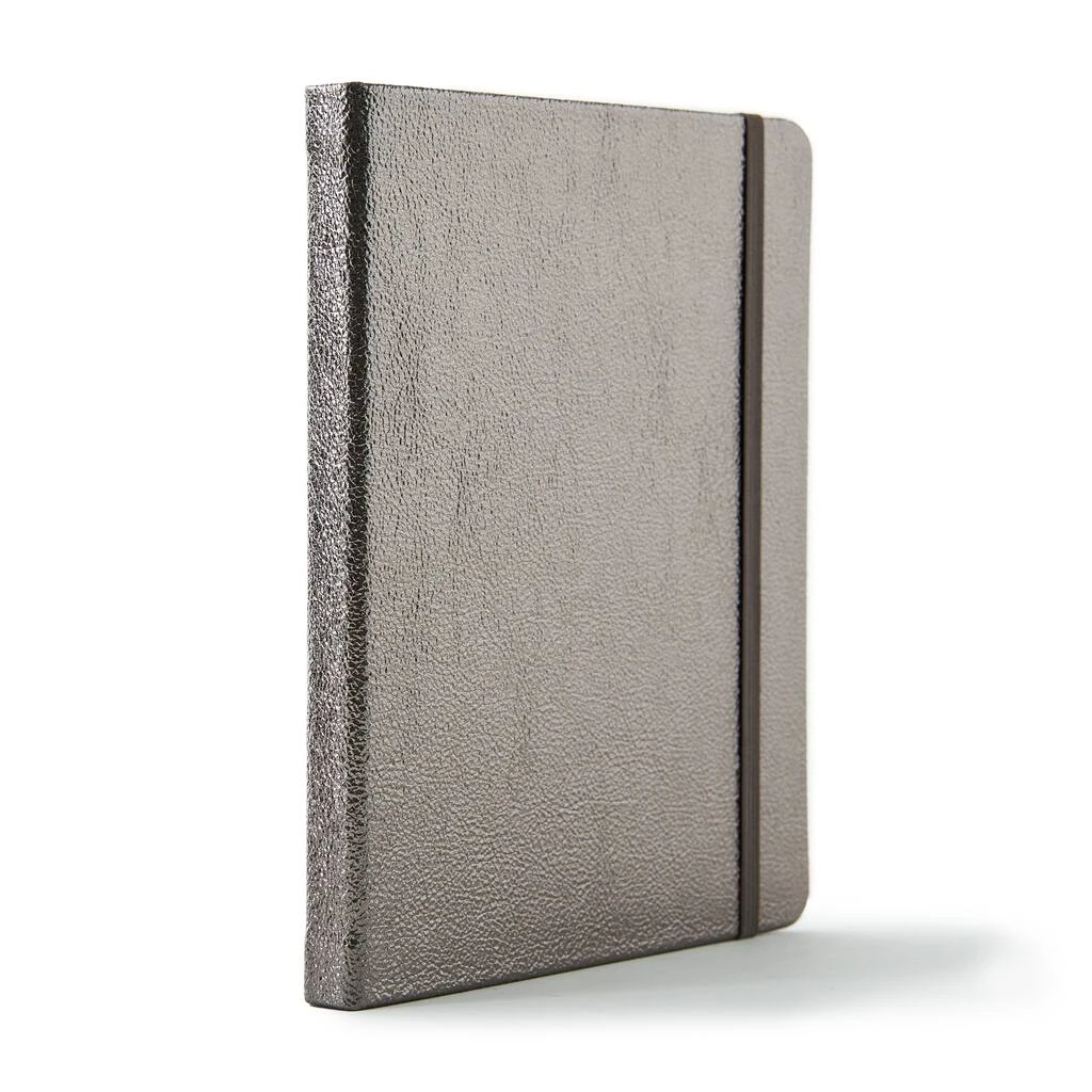 Promo ⌛ 12 Pack: Metallic Gray Premium Hardcover Dot Journal by Artist's Loft™, 6" x 8" by Artists Loft 😉 - Image 4